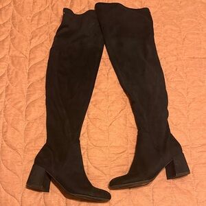 Elegant Black Knee-High Women's Boots